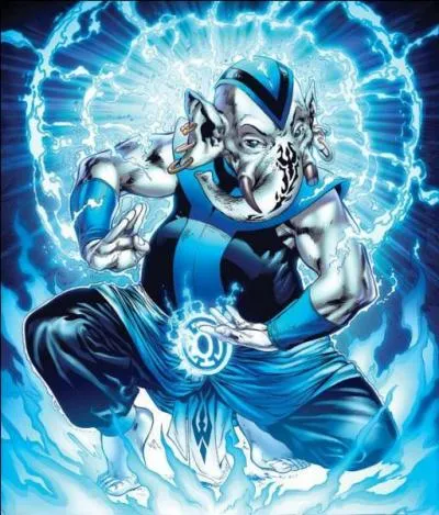 De quel dieu hindou est inspiré le Blue Lantern Warth ?