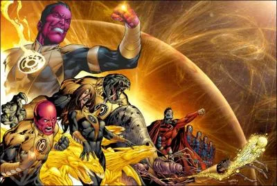 Lequel de ces super-héros n'a jamais reçu d'anneau jaune ?