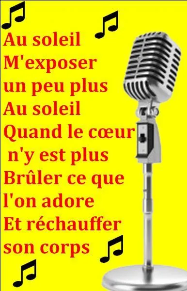 Qui est l'interprète de cette chanson ?
