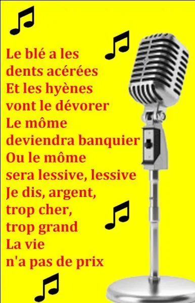 Qui est l'interprète de cette chanson ?