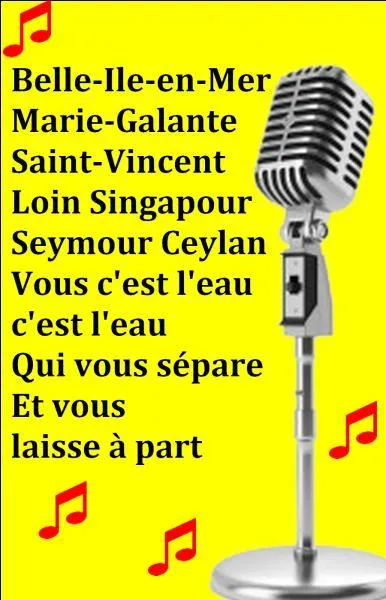 Qui est l'interprète de cette chanson ?