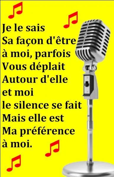 Qui est l'interprète de cette chanson ?