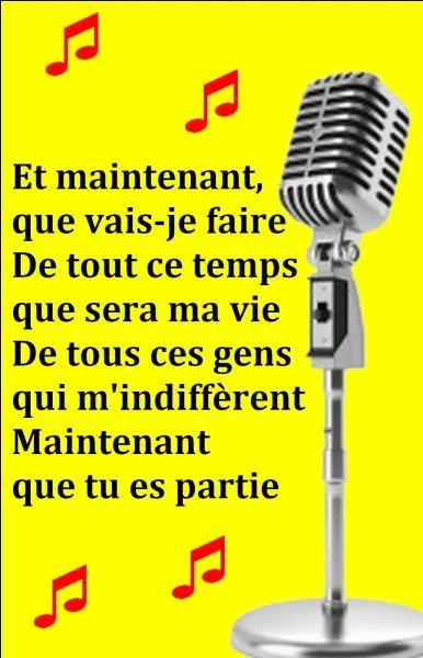 Qui est l'interprète de cette chanson ?