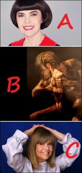 Un peu de culture pour terminer ! 
Laquelle de ces chanteuses a un point commun avec l'auteur du tableau proposé en B ?
