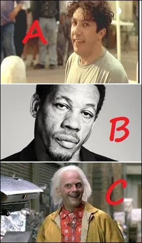 Lequel de ces personnages de cinéma a un point commun avec le vrai prénom du rappeur de la proposition B ?