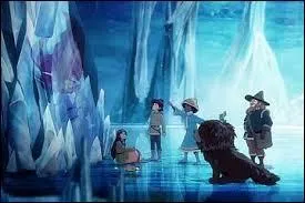 Que découvrent Ambrosius et les enfants dans la glace ?