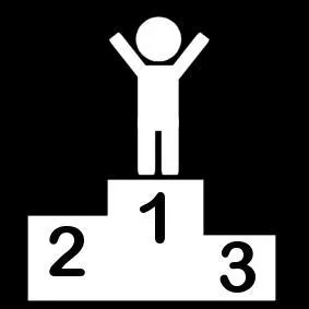 Avoir la première place, c'est "Détenir le ruban...".