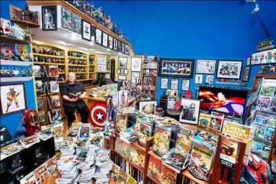 La plus grande collection de comics au monde en compte :
