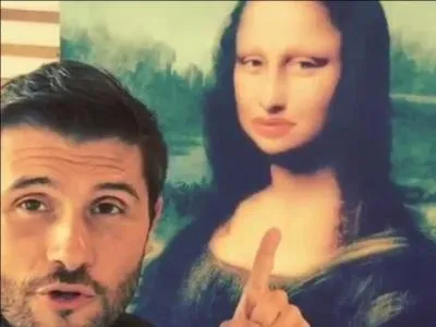 Le tableau de la Joconde sous la pergola servait à...