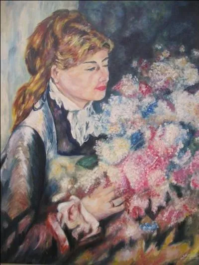 Qui a peint "La femme aux lilas" ?