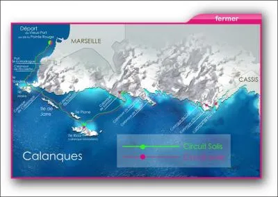 Je suis l'homonyme d'une ville des Bouches du Rhône située à l'est de Marseille et réputée pour ses calanques :