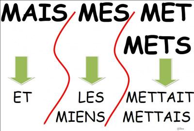 En linguistique, l'homophonie est une variété d'homonymie désignant le rapport entre deux mots différents possédant la même prononciation. Quels sont les homophones du mot "mer" ?