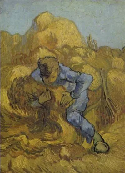 Qui a peint "Paysanne gerbant le blé" ?