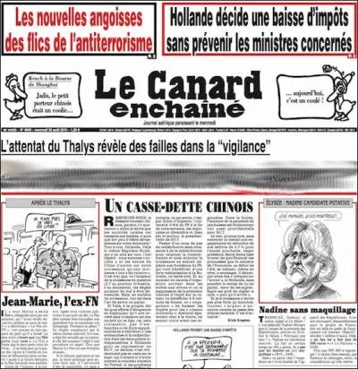 Août 2015 : "L'attentat du Thalys révèle des failles dans la vigilance", indique le chapeau. Et le gros titre annonce...