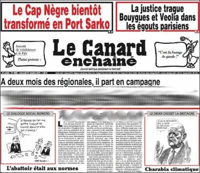 Toujours en octobre, "Deux mois avant les régionales, il part en campagne". Que dit encore le "Canard" sur François Hollande ?