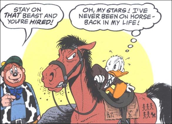 Dans sa jeunesse, comment Picsou avait-il appelé son cheval ?