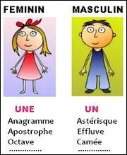 Lequel de ces mots est du genre féminin ?