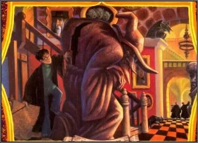 Au moment où Harry s'apprêtait à descendre dans le passage secret, il vit sur la carte un élève qui se dirigeait dans sa direction. Comment se nomme-t-il ?