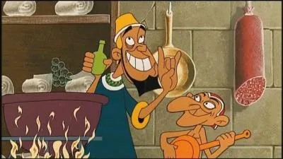 Comment se nomme le gâteau empoisonné qu'Amonbofis (à mon beau-fils) prépare pour faire disparaître les Gaulois (Astérix, Obélix et Panoramix)  ?