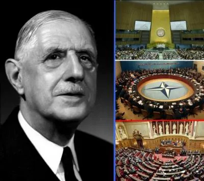 Quelle institution le général de Gaulle a-t-il désigné dans un discours d'une façon péjorative «  Ce grand machin »  ?