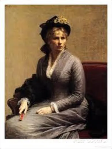 Cette huile sur toile (H : 1, 18 m x L : 0, 92 m) s'intitulant "Charlotte Dubourg", représente la sœur de la femme de ce peintre réaliste et intimiste, et lithographe (1836-1904). Réalisée en 1882, qui a peint cette oeuvre ?