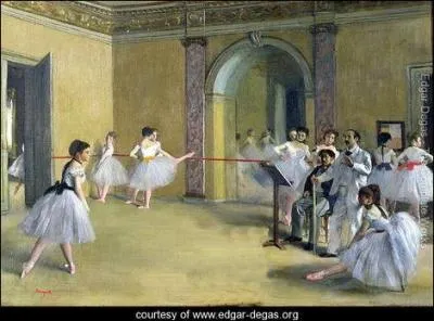 "La Salle de ballet de l'Opéra, rue Le Pelletier" est une toile de Degas Edgar. La toile est-elle bien représentée ?