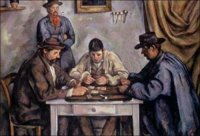 Voici "Les joueurs de cartes" de Cézanne. Cette toile est-elle bien représentée ?