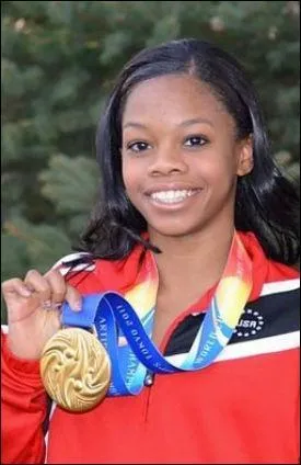 Gymnaste de talent, elle est la première athlète afro-américaine à remporter une médaille d'or en individuel aux Jeux olympiques (Londres 2012), alors qu'elle n'a que 16 ans. Qui est-elle ?