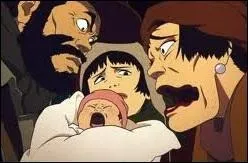 Dans quel film d'animation japonais un sans-abri, un travesti et une adolescente fugueuse trouvent-ils un bébé au milieu des ordures le soir de Noël ?