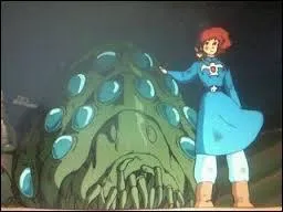 De quelle espèce le bébé monstre à côté de Nausicaä est-il un représentant ?