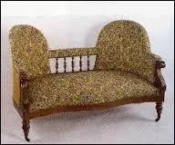 Comment nomme-t-on ce petit canap deux places qui tait rpandu au XIXe sicle ?