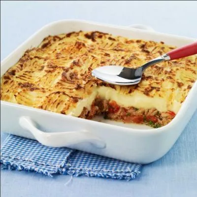 Quel est le nom de ce gratin où l'on trouve la farce entre deux couches de purée ?