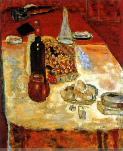 Qui a peint "Nature morte à la bouteille de vin" ?