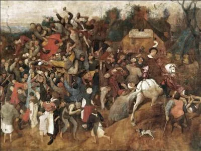 Qui a peint "Le vin à la fête de la Saint-Martin" ?