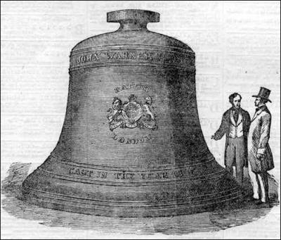 Au sommet de quelle tour Big Ben, la plus célèbre des cloches, est-elle suspendue ?