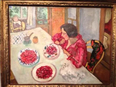 Qui a peint Bella et Ida à table avec les fraises" ?