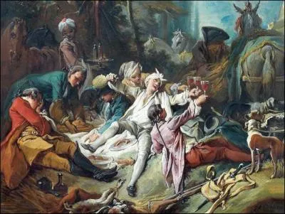 Qui a peint "Le repas de chasse" ?