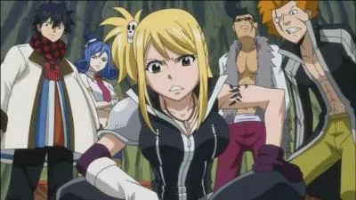 Quel membre de Fairy Tail de Earthland a été transporté par un anima ?