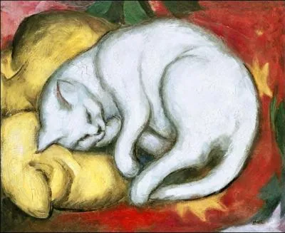 Qui a peint "Chat blanc" ?