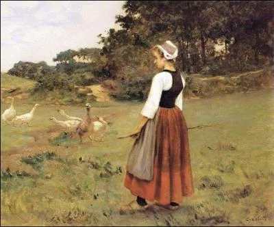 Qui a peint "La gardeuse d'oies" ?