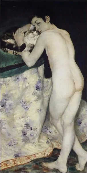 Qui a peint "Le jeune garçon au chat" ?