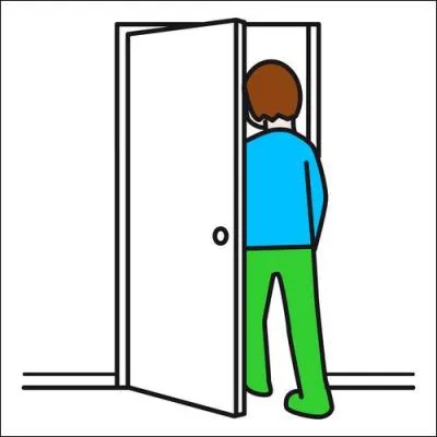 Ton père s'apprête à quitter la maison, tu lui demandes où il va :