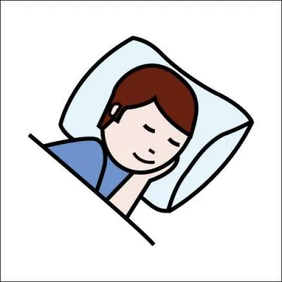 Tu ne dors pas très bien la nuit. Traduis :