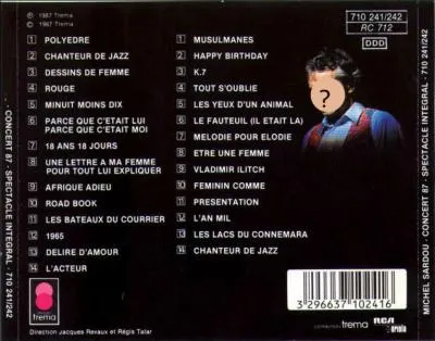 Qui chantait "Vengeance et colère, dans la nuit des temps personne ne s'entend, le monde est sourd comme Beethoven, sourd à l'amour, hurlant sa haine..." ?