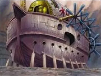 Quel est le nom du bateau volant d'Ener ?