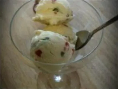 Quels ingrédients entrent dans la composition de la glace plombière ?