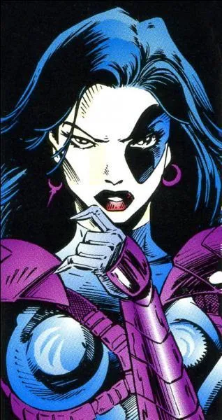 "Domino" est une super-h&eacute;ro&iuml;ne cr&eacute;&eacute;e par Marvel Comics.