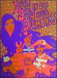 La chanson "Lucy in the Sky with Diamonds", des Beatles, fait référence à la drogue appelée LSD.
