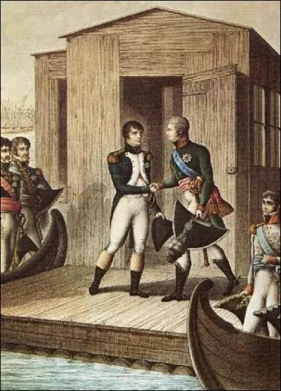 Après la victoire de Napoléon Ier contre les coalisés durant la campagne de Prusse et de Pologne de 1807 sont signés les traités de Tilstit. Parmi les choix ci-dessous, lequel a été accordé par les traités de Tilstit ?
