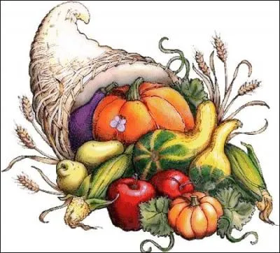 En quelle mati&egrave;re est la corne d'abondance ?